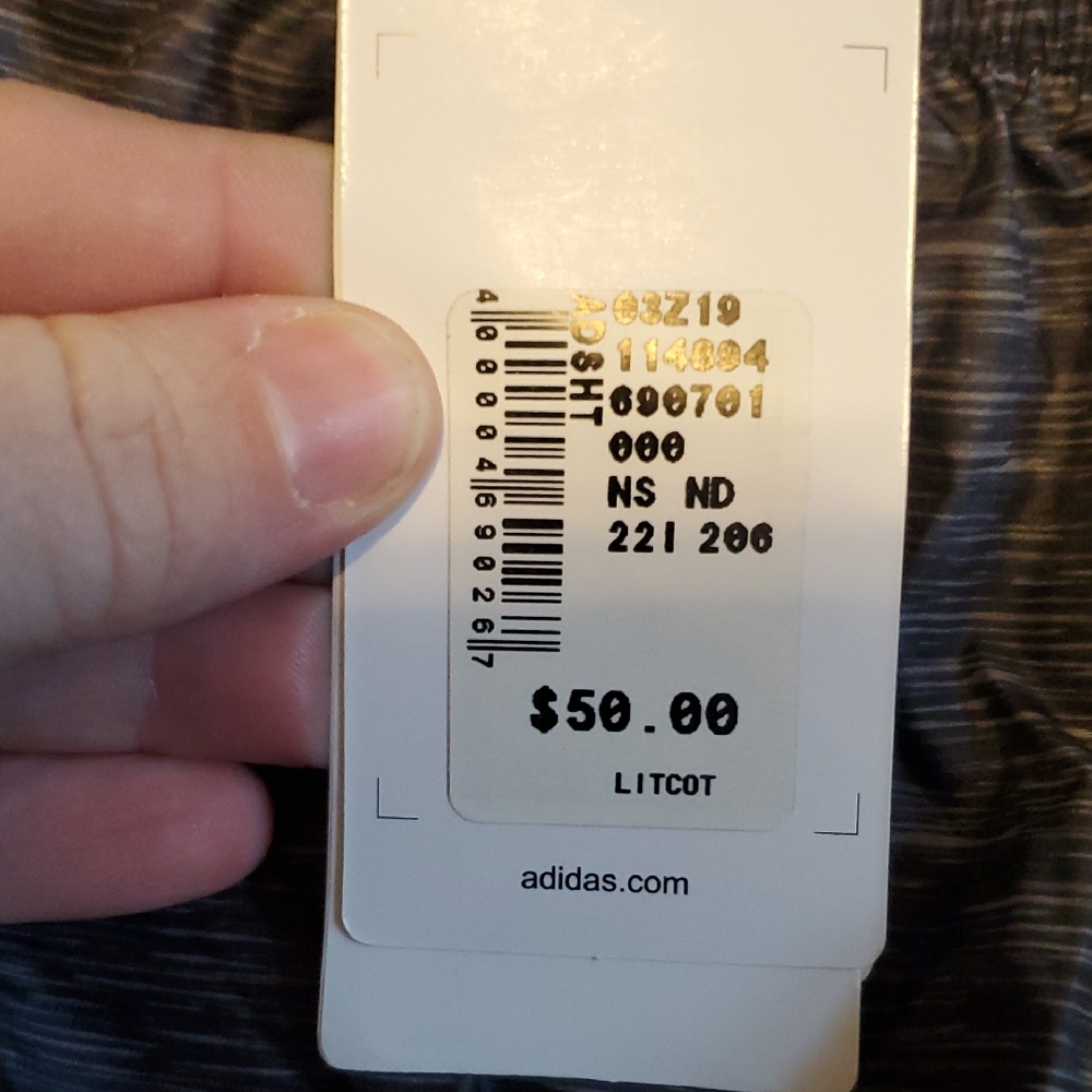 Adidas Women's Black Shorts with Orange Trim - Picture 2 of 7